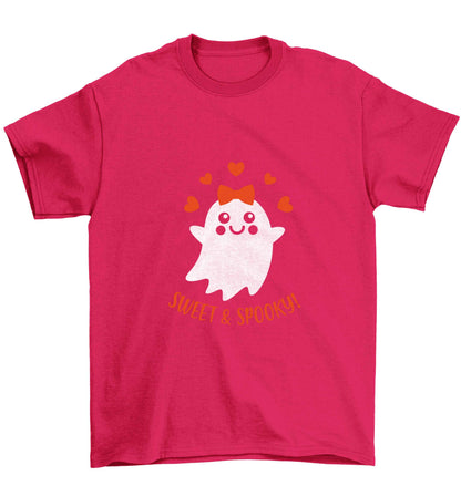 Sweet and spooky Children's pink Tshirt 12-13 Years