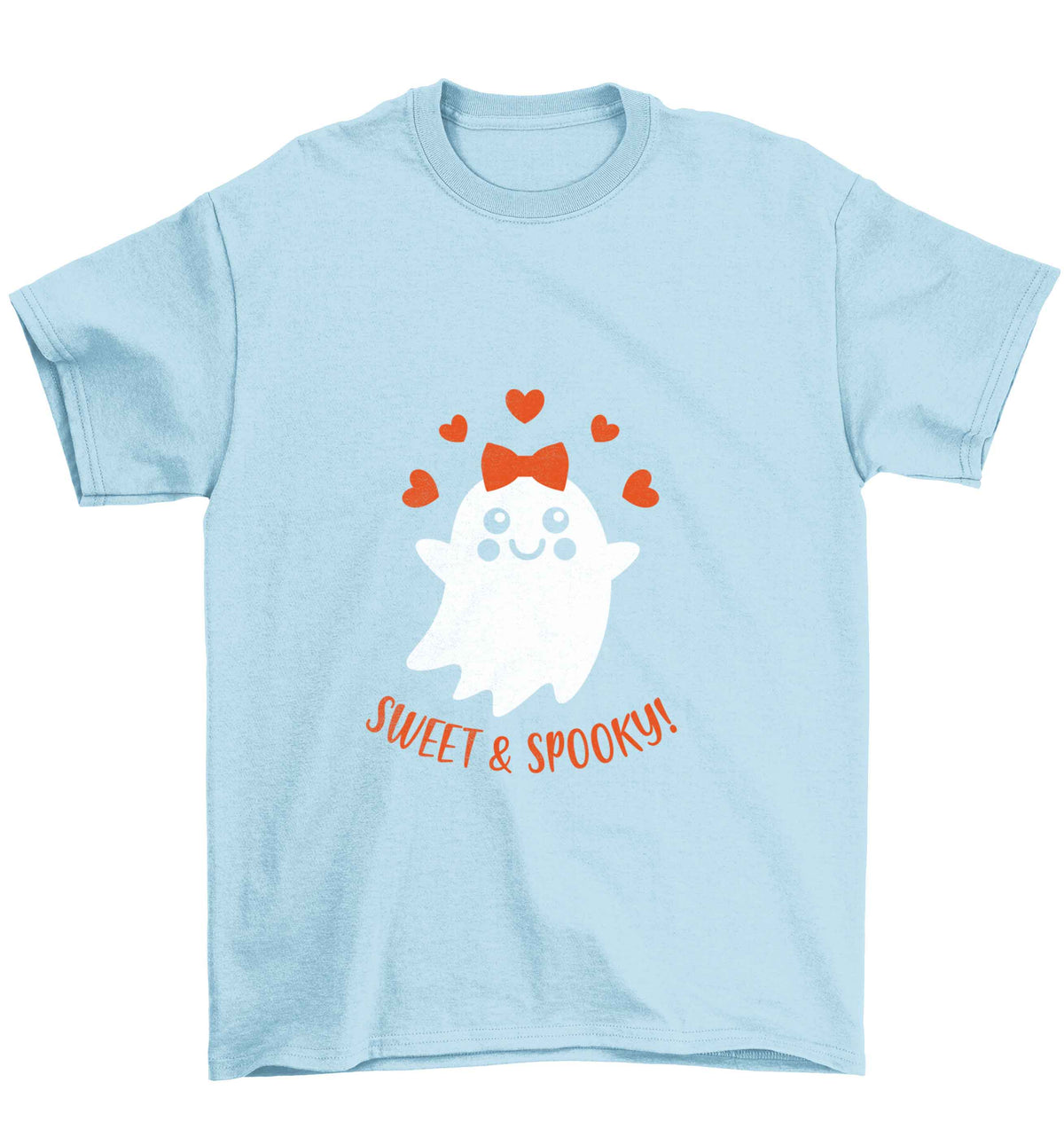 Sweet and spooky Children's light blue Tshirt 12-13 Years