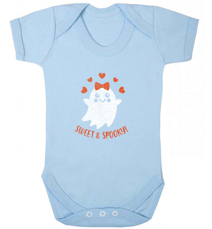 Sweet and spooky baby vest pale blue 18-24 months