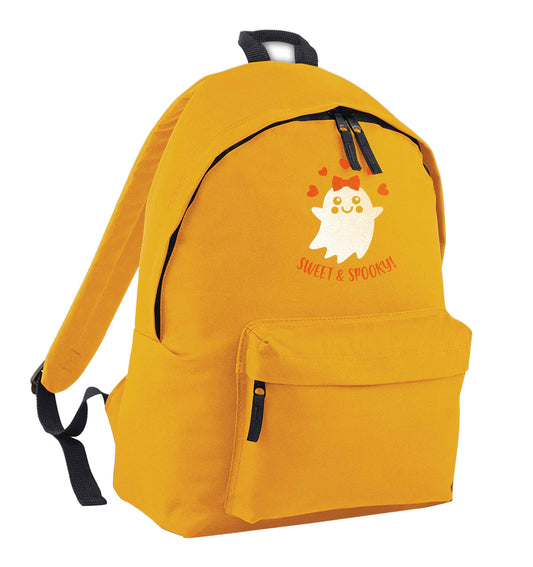 Sweet and spooky mustard adults backpack