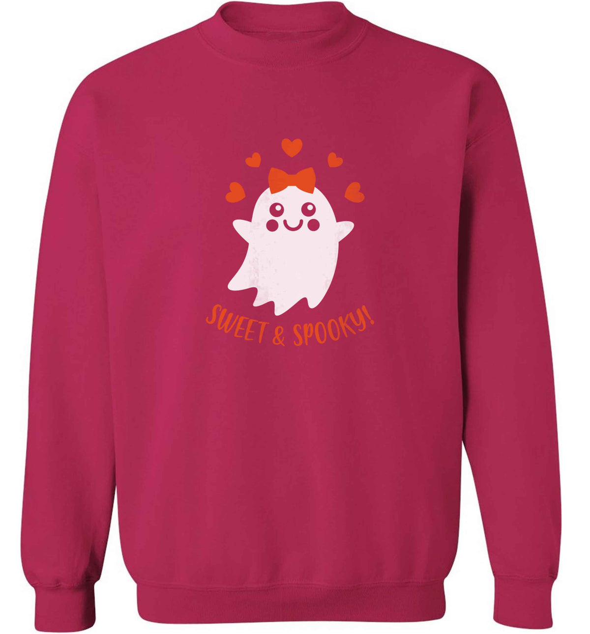 Sweet and spooky adult's unisex pink sweater 2XL