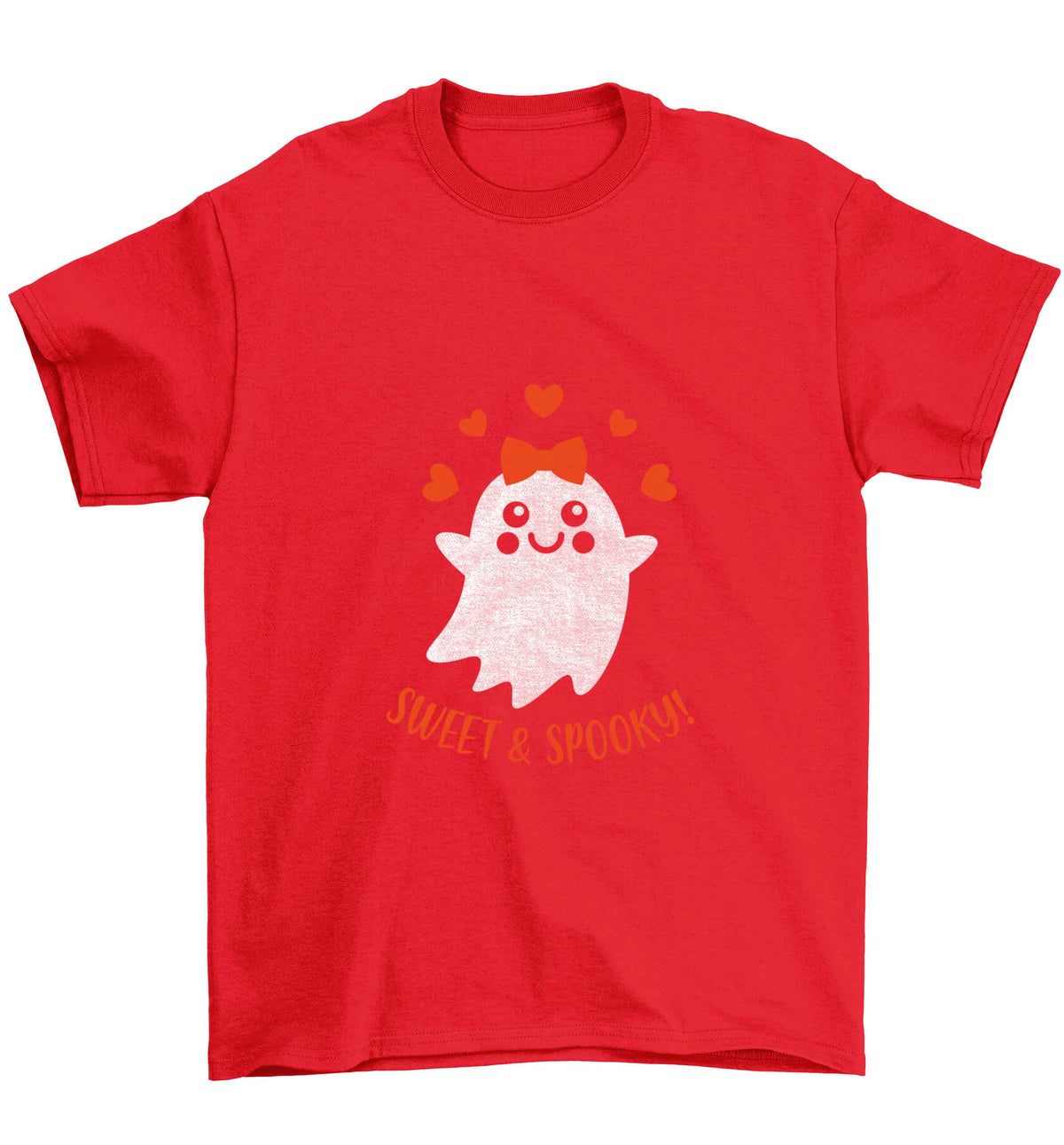 Sweet and spooky Children's red Tshirt 12-13 Years