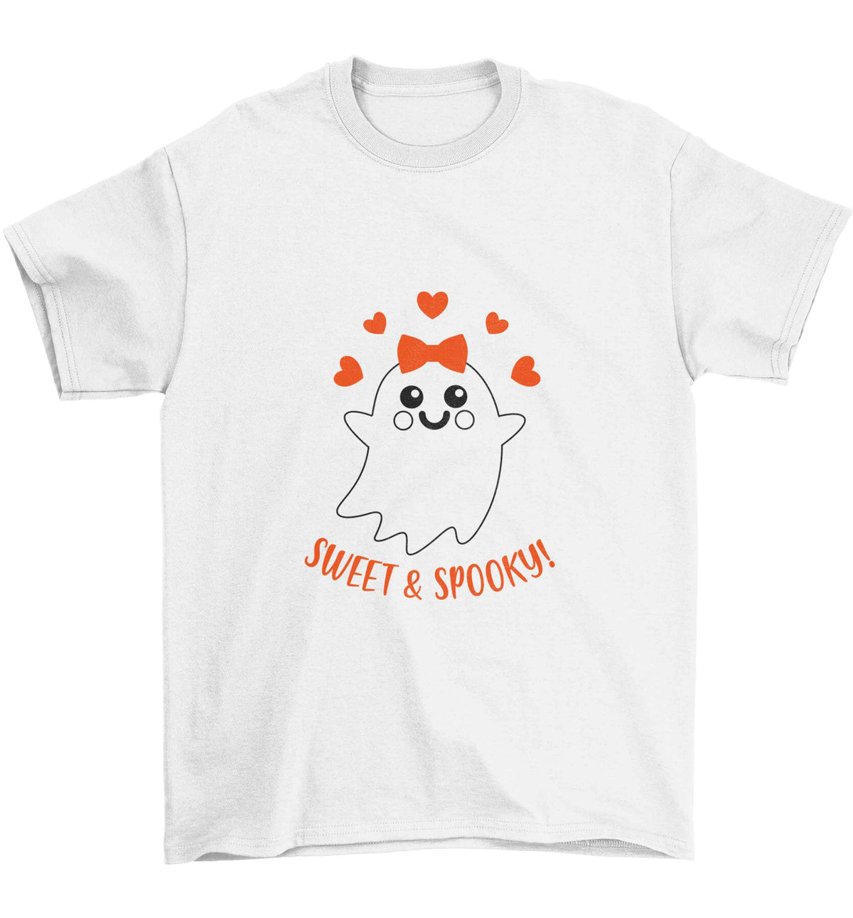 Sweet and spooky Children's white Tshirt 12-13 Years