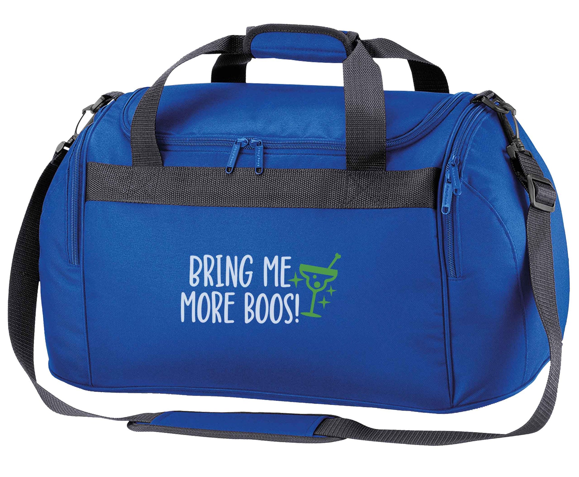 Bring me more boos royal blue holdall / duffel bag