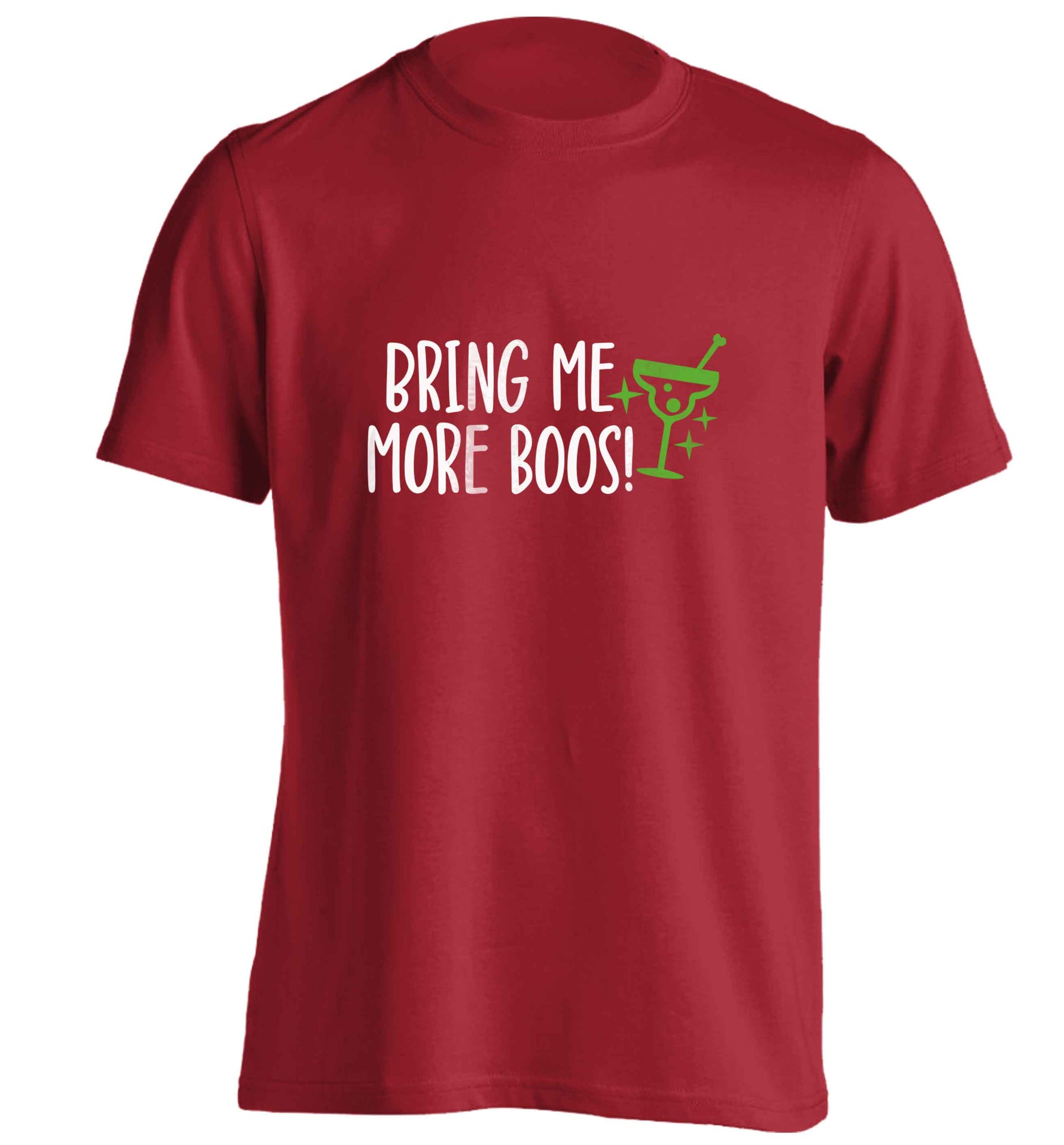 Bring me more boos adults unisex red Tshirt 2XL