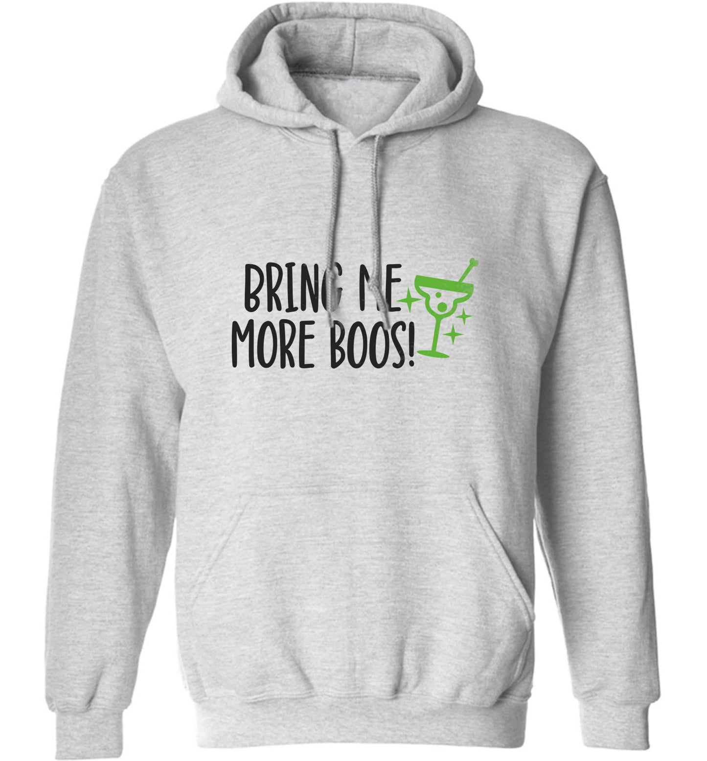 Bring me more boos adults unisex grey hoodie 2XL