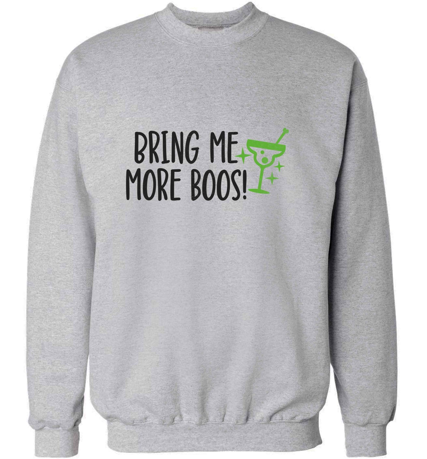 Bring me more boos adult's unisex grey sweater 2XL