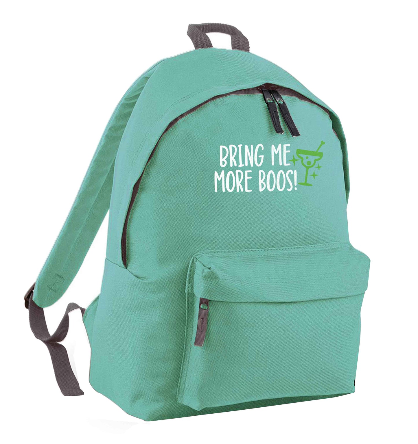 Bring me more boos mint adults backpack