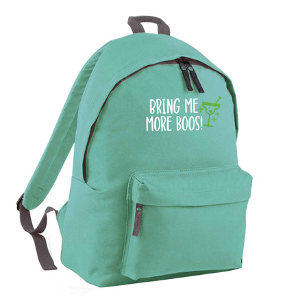 Bring me more boos mint adults backpack