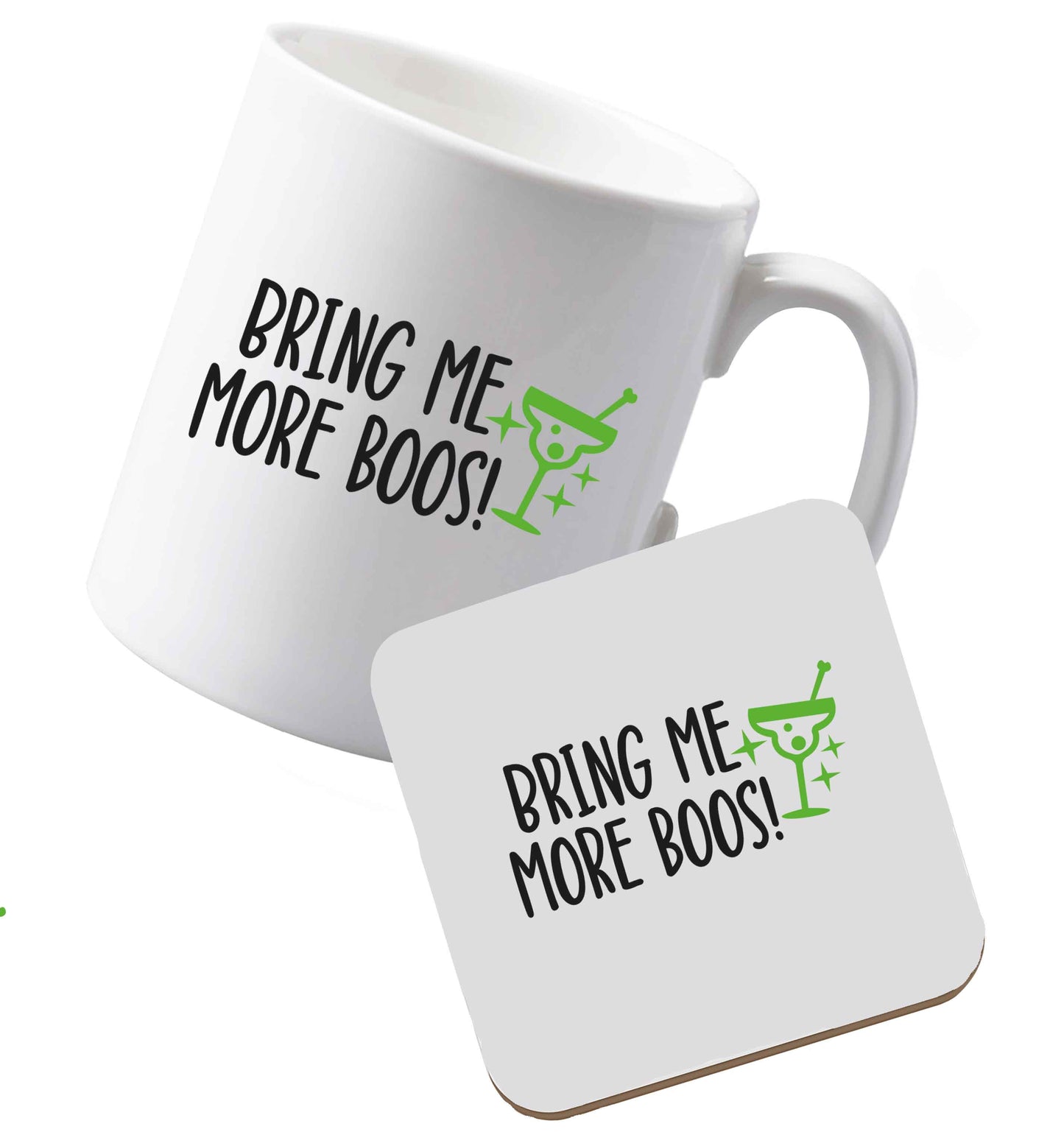 10 oz Ceramic mug and coaster Tis The Season to Drink Whisky both sides