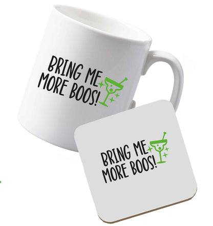 10 oz Ceramic mug and coaster Tis The Season to Drink Whisky both sides