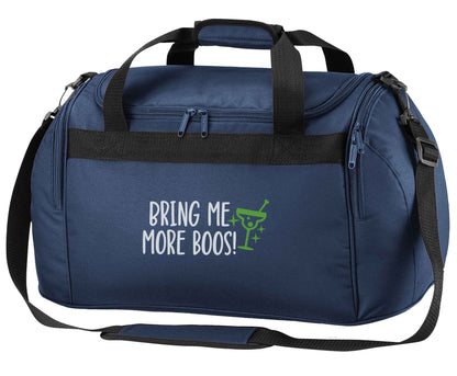 Bring me more boos navy holdall / duffel bag