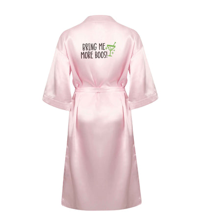 Bring me more boos XL/XXL pink ladies dressing gown size 16/18