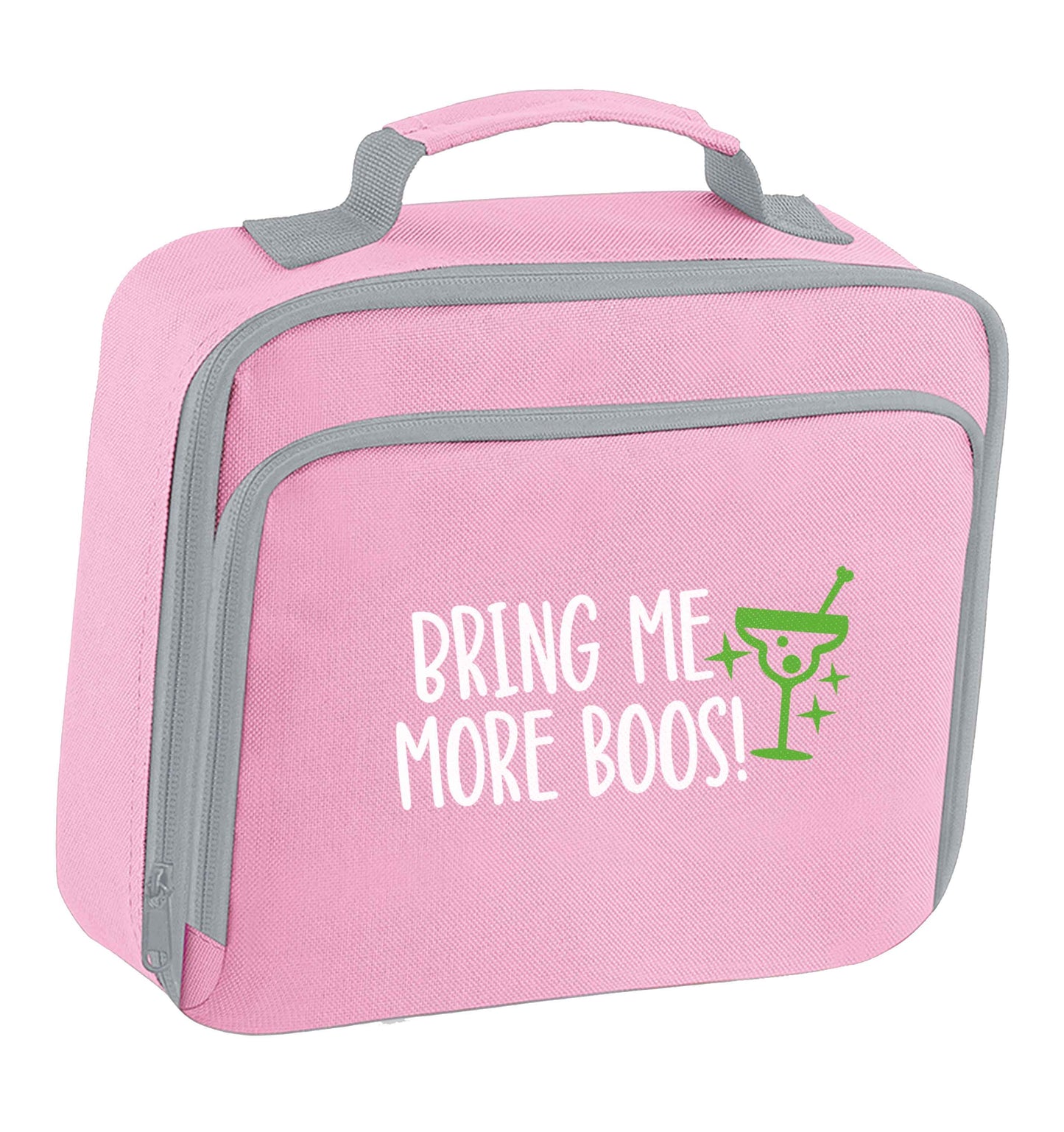 Bring me more boos insulated pink lunch bag cooler