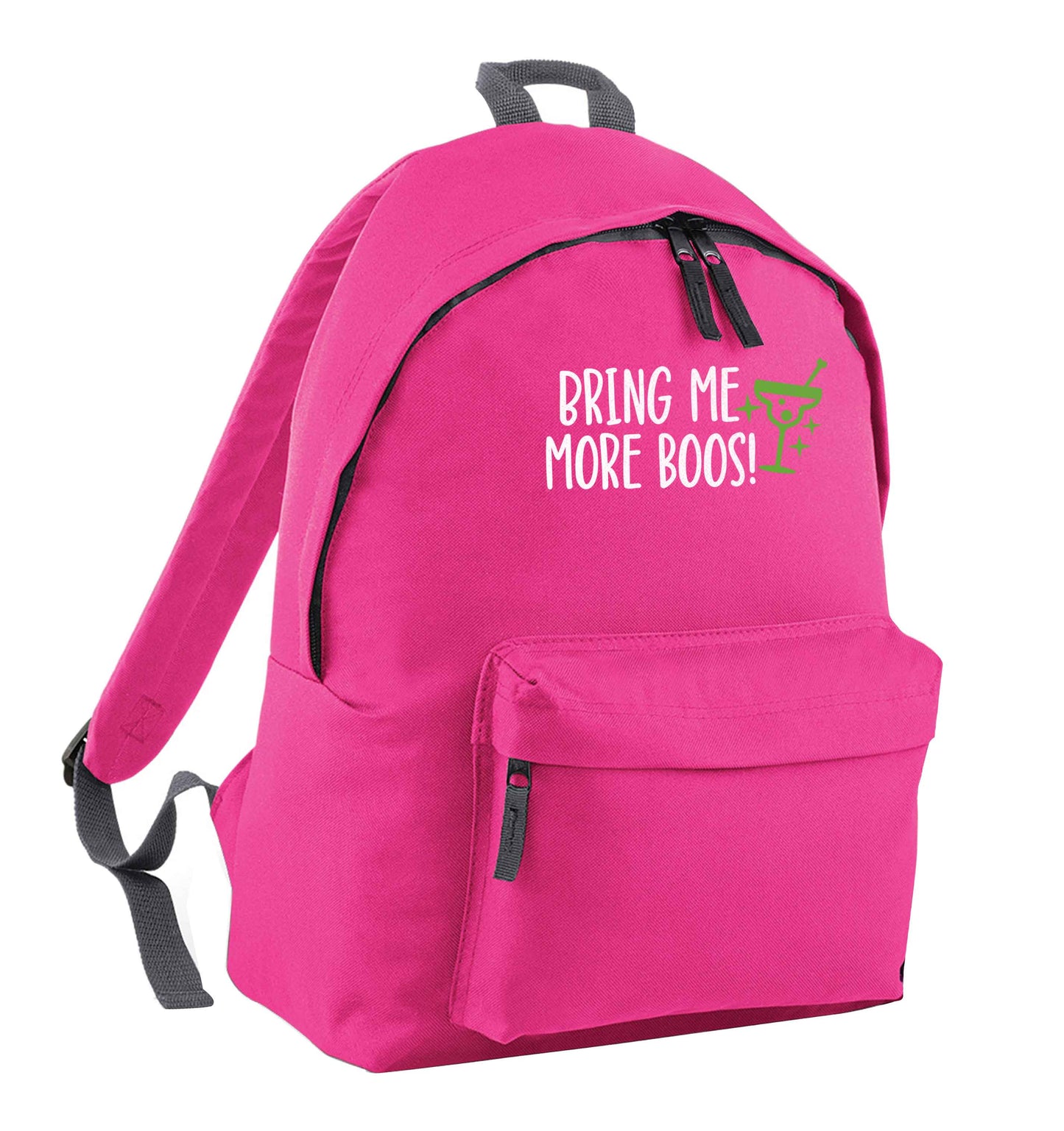 Bring me more boos pink adults backpack