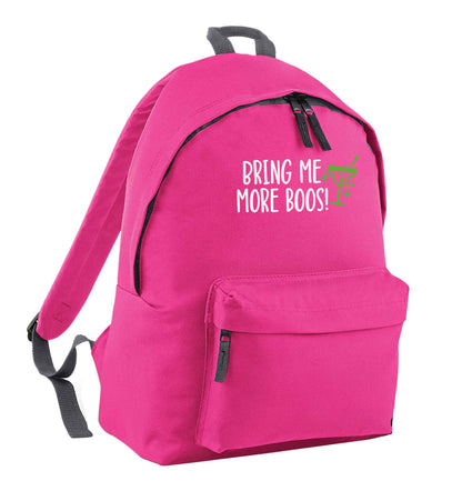 Bring me more boos pink adults backpack