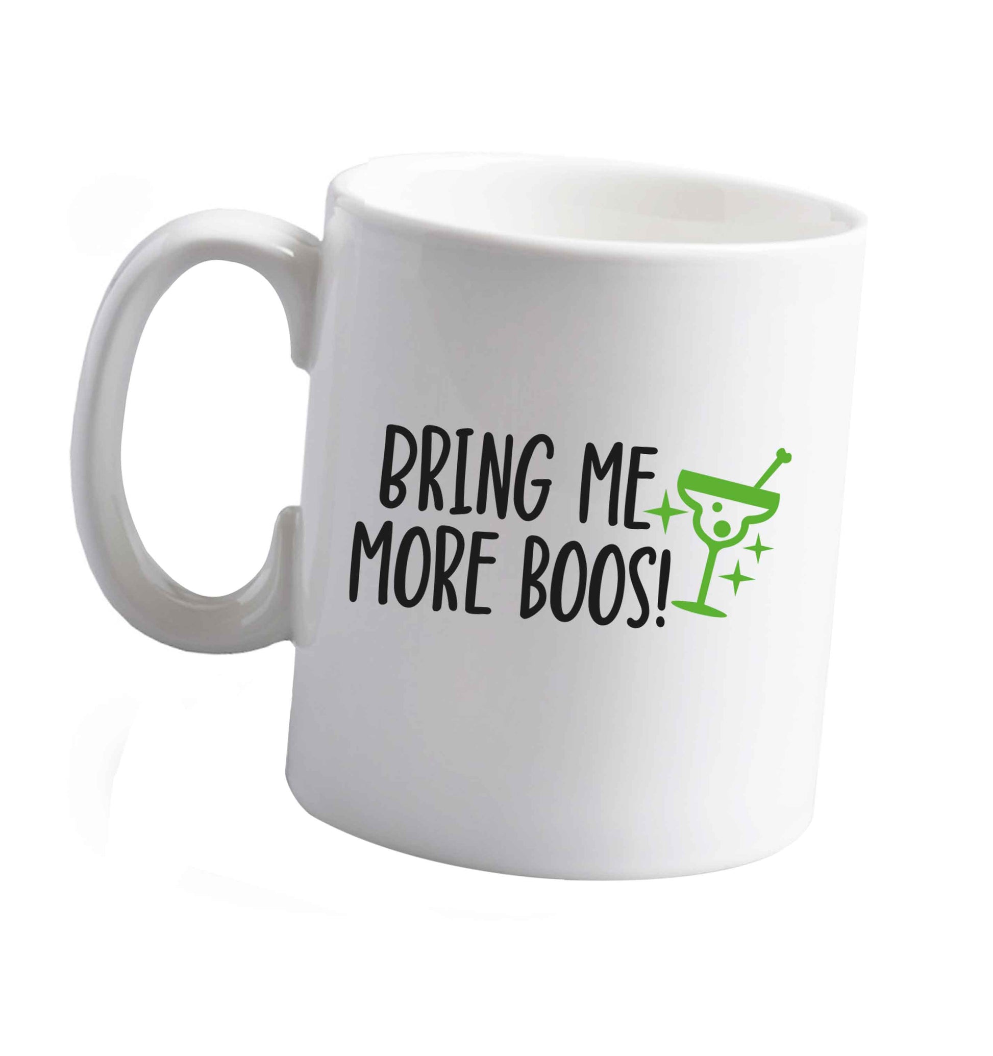 10 oz Tis The Season to Drink Whisky ceramic mug right handed
