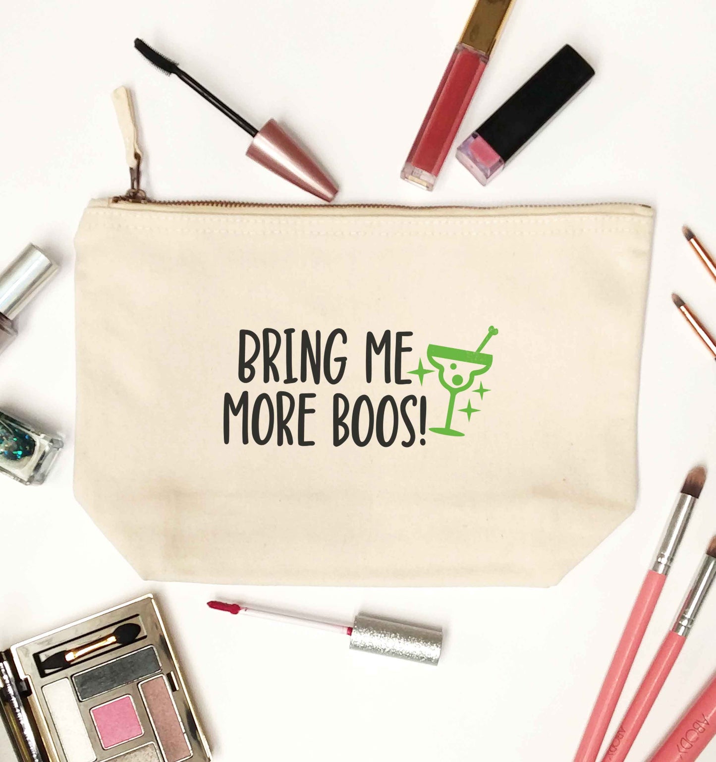 Bring me more boos natural makeup bag