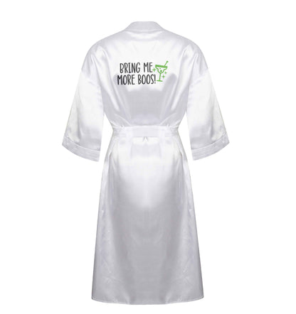 Bring me more boos XL/XXL white ladies dressing gown size 16/18