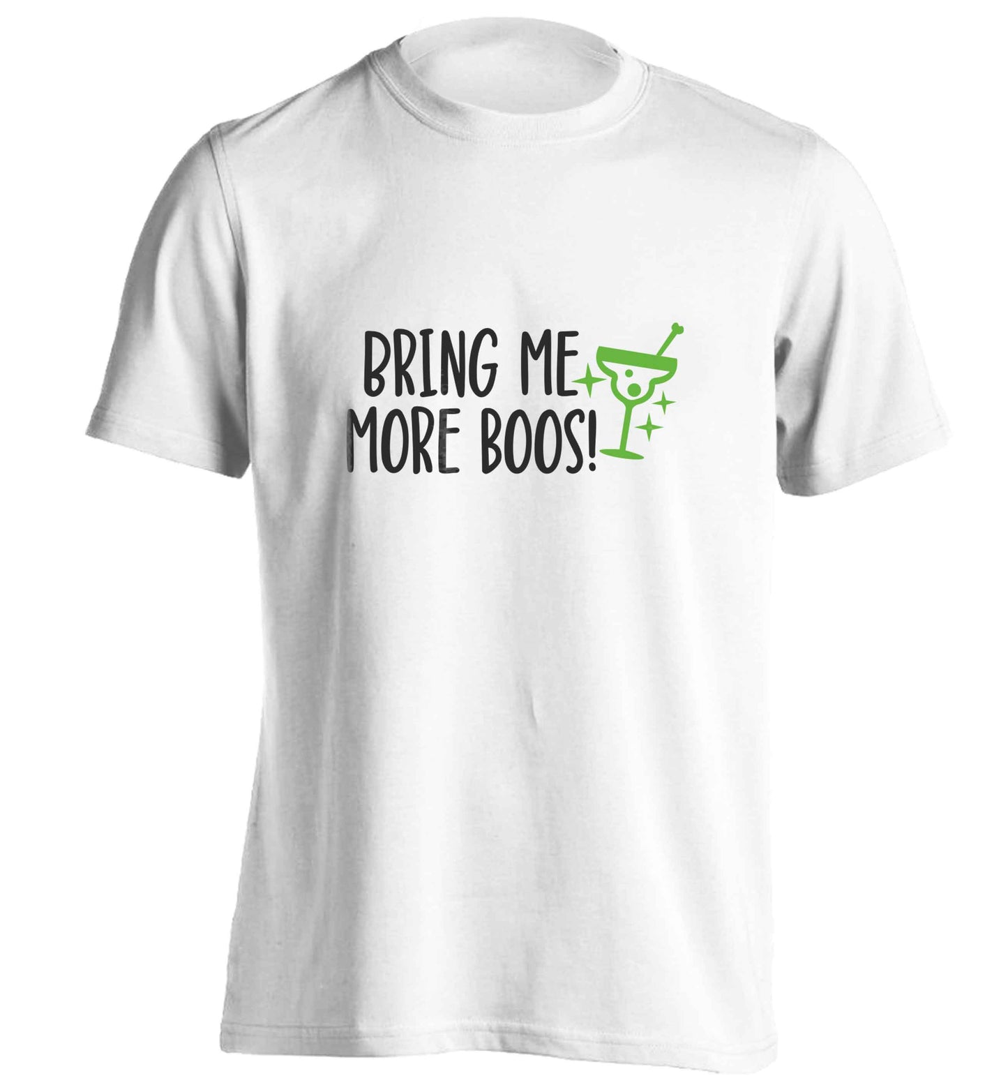 Bring me more boos adults unisex white Tshirt 2XL