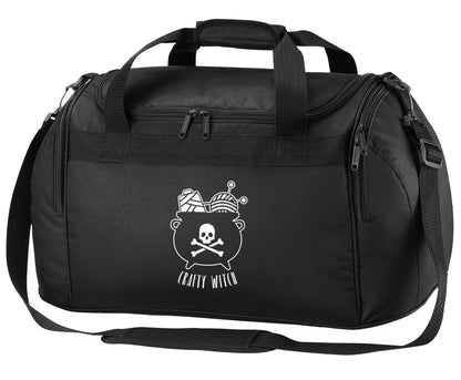 Crafty witch black holdall / duffel bag