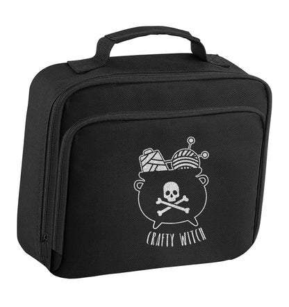 Crafty witch insulated black lunch bag cooler