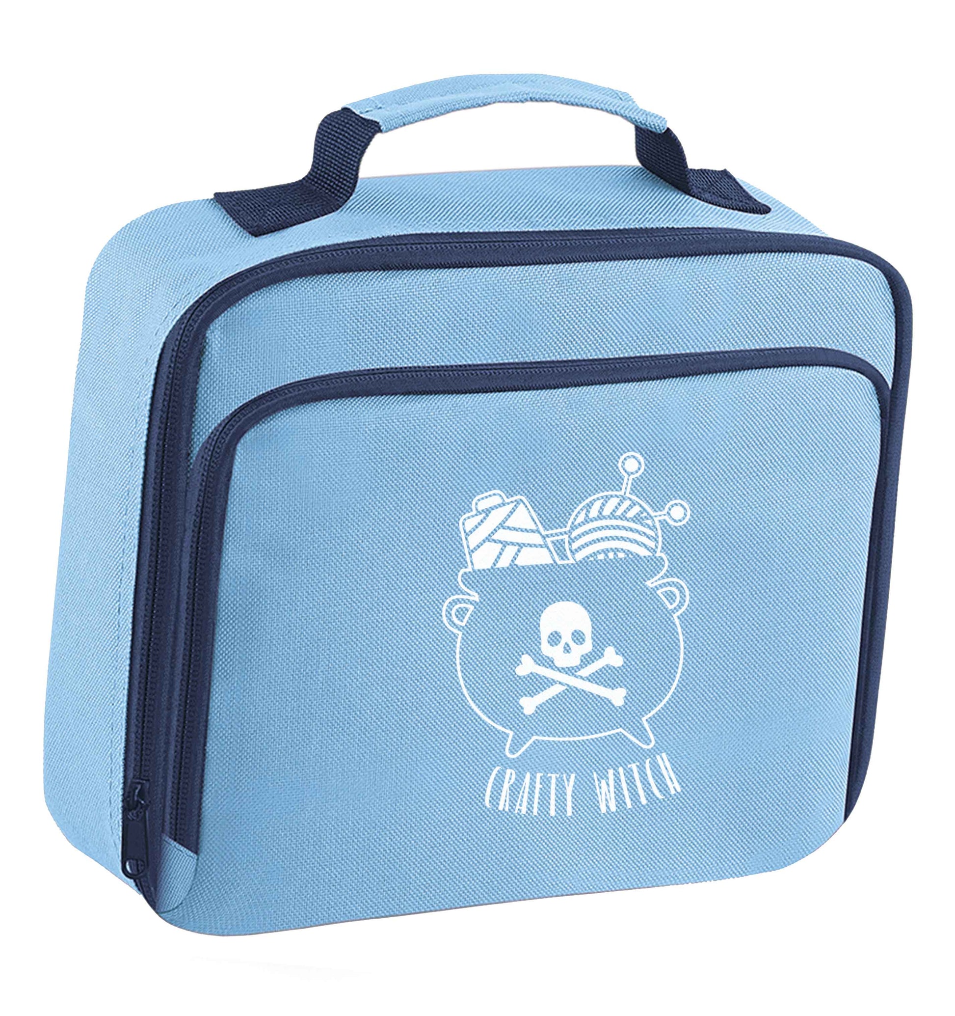 Crafty witch insulated blue lunch bag cooler
