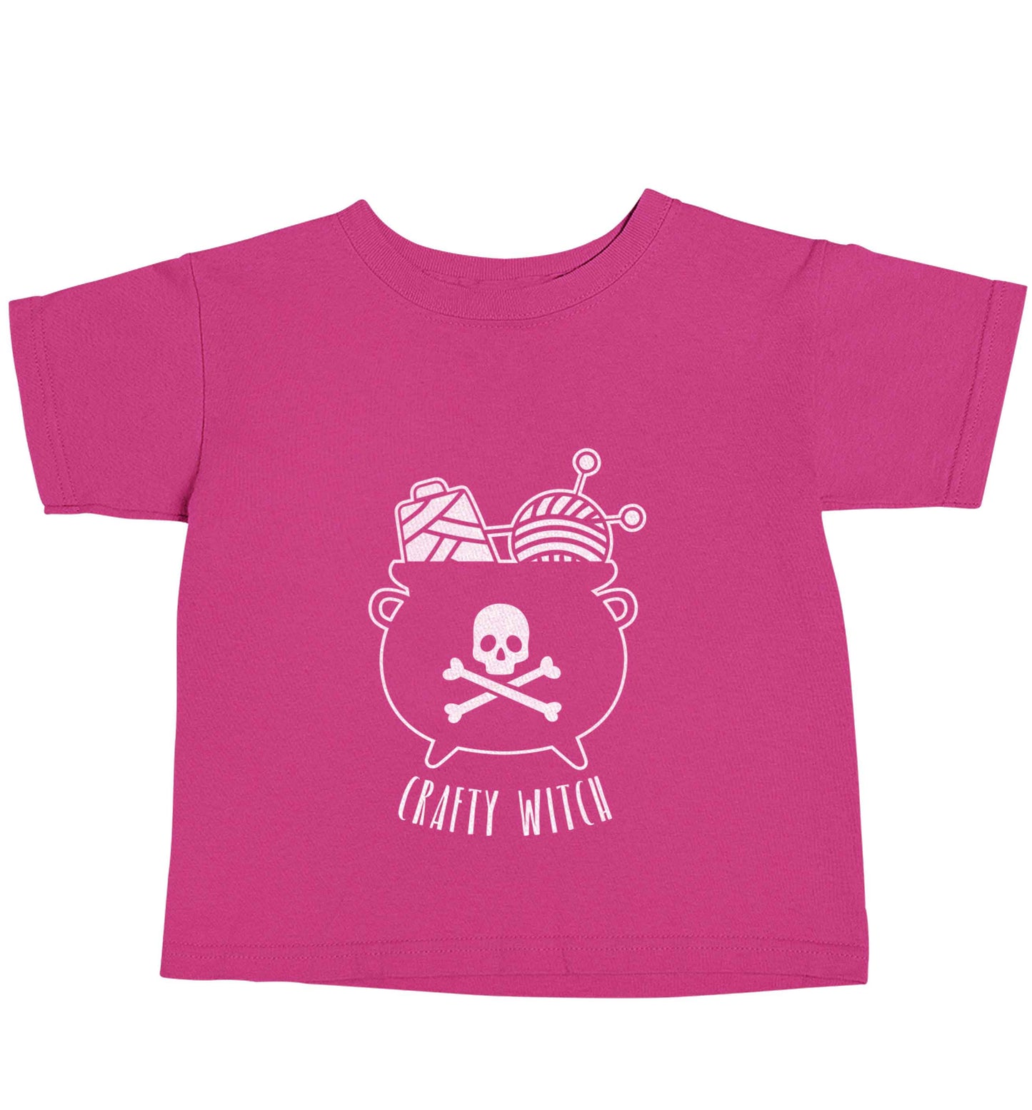 Crafty witch pink baby toddler Tshirt 2 Years