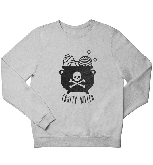 Crafty witch children's grey sweater 12-13 Years