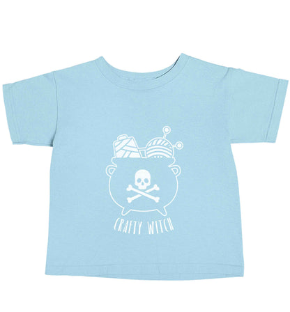 Crafty witch light blue baby toddler Tshirt 2 Years