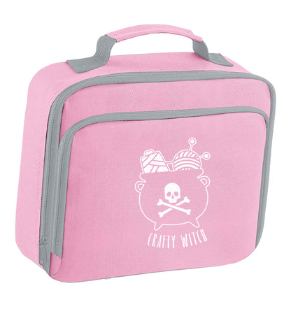 Crafty witch insulated pink lunch bag cooler