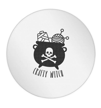 Crafty witch 24 @ 45mm matt circle stickers