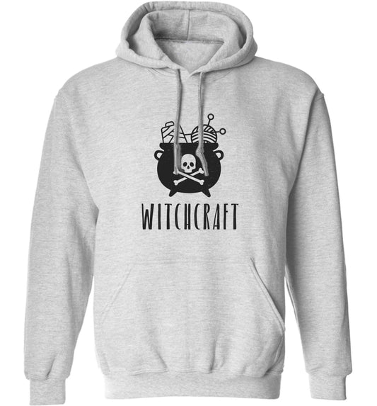 Witchcraft adults unisex grey hoodie 2XL