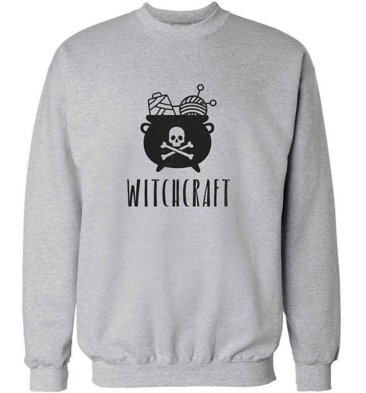 Witchcraft adult's unisex grey sweater 2XL