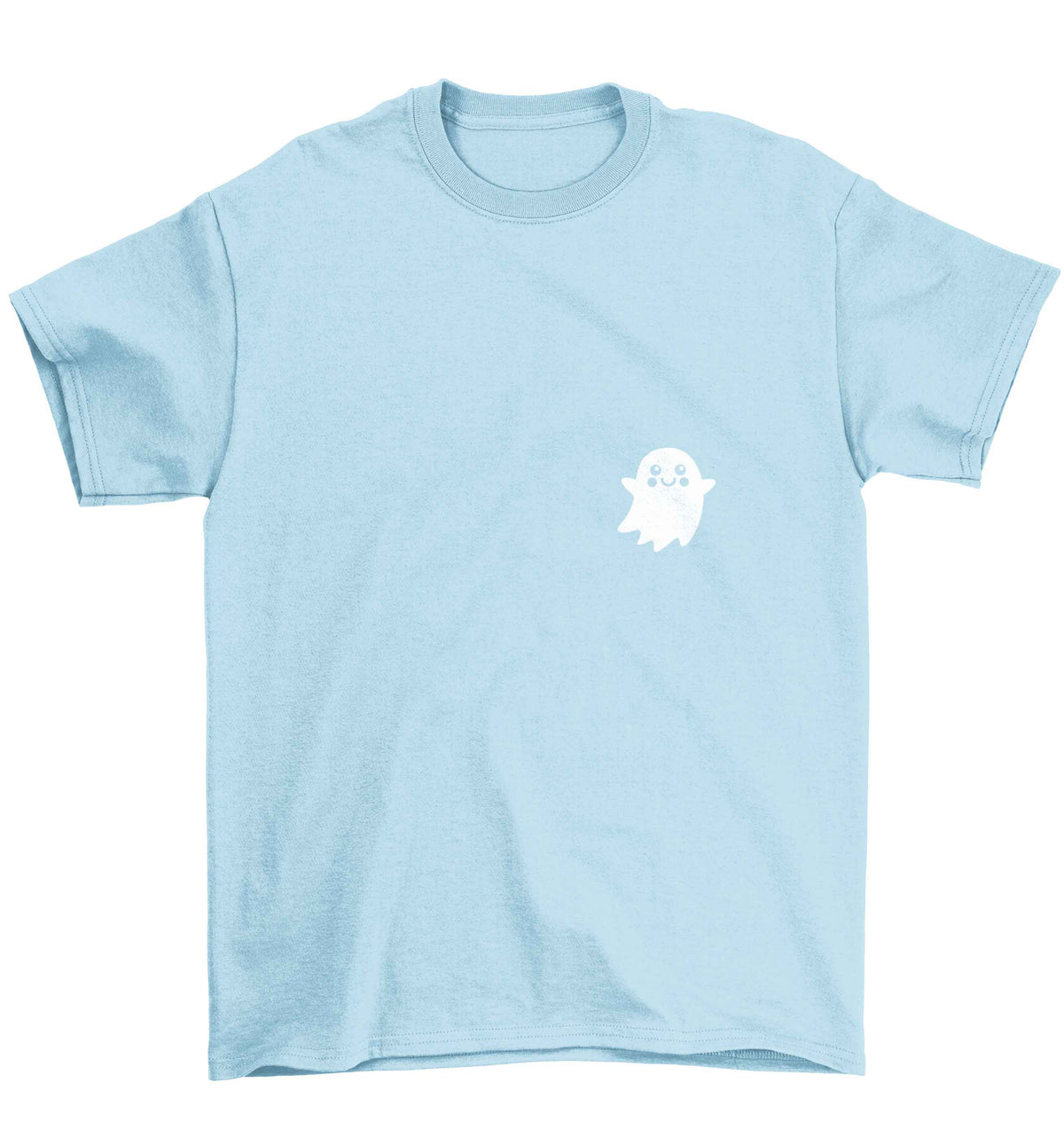 Pocket ghost Children's light blue Tshirt 12-13 Years