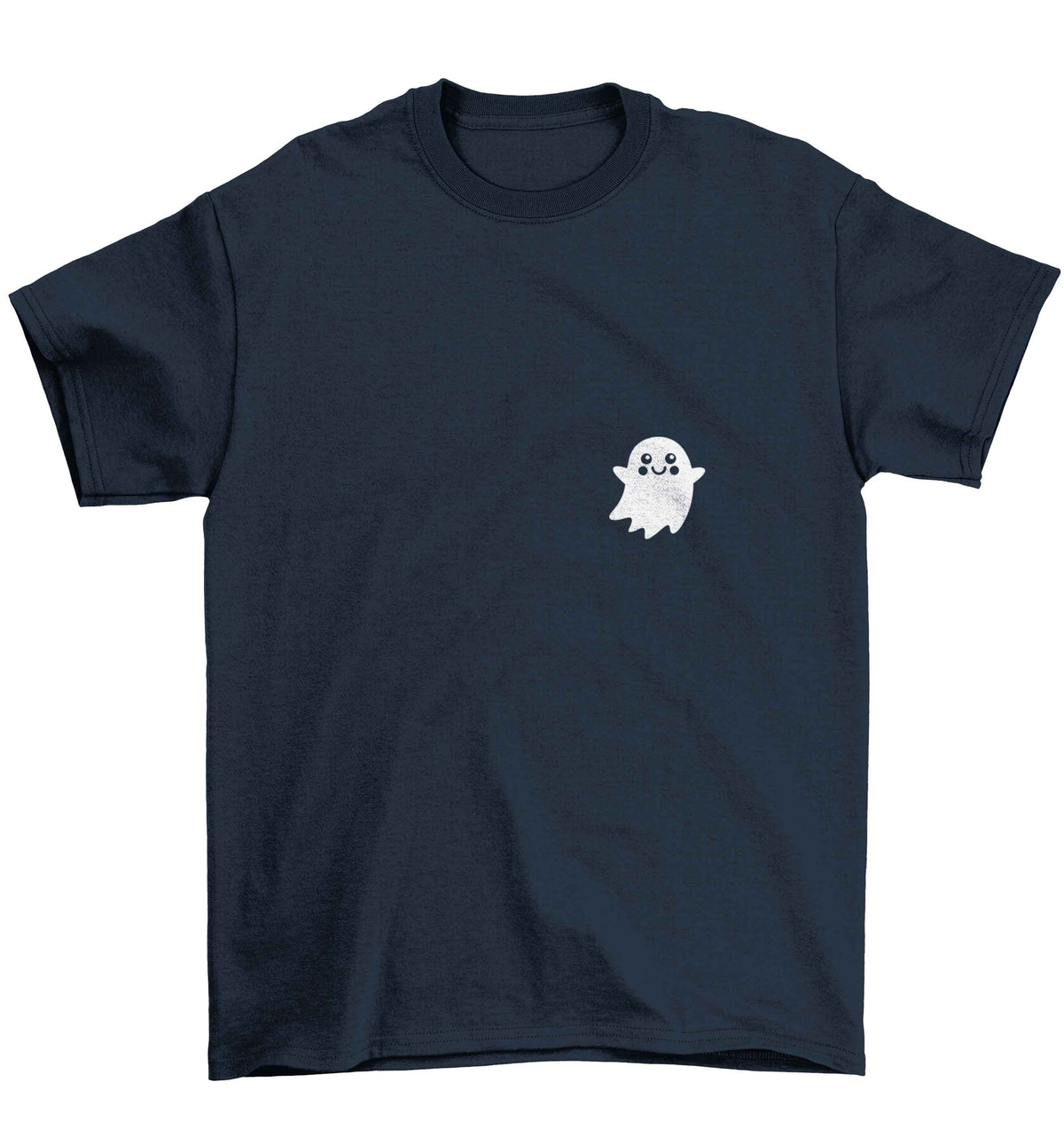Pocket ghost Children's navy Tshirt 12-13 Years