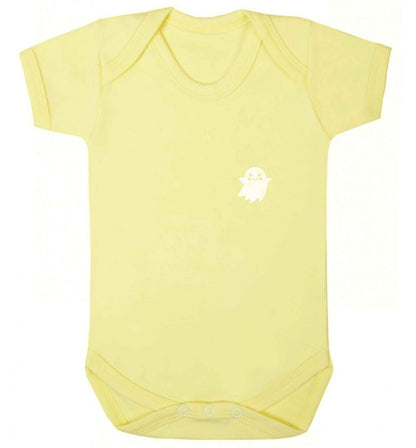 Pocket ghost baby vest pale yellow 18-24 months