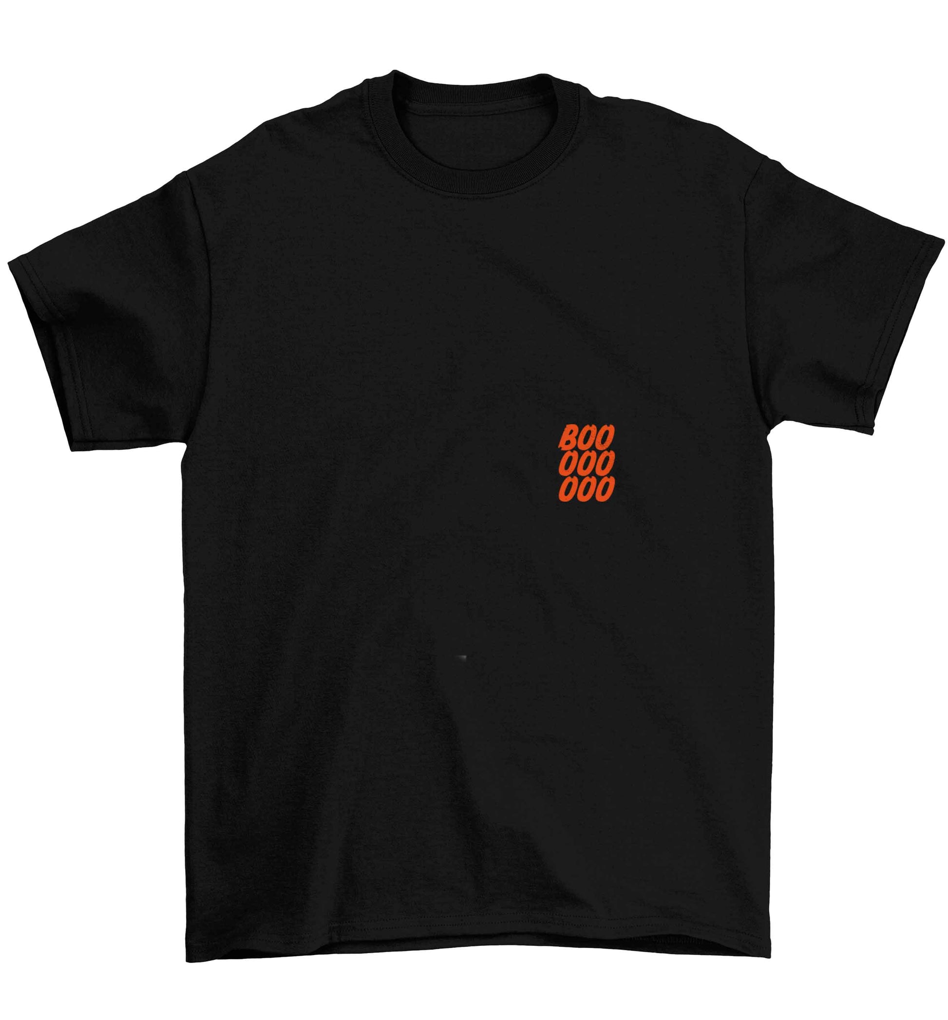 Boo pocket Children's black Tshirt 12-13 Years