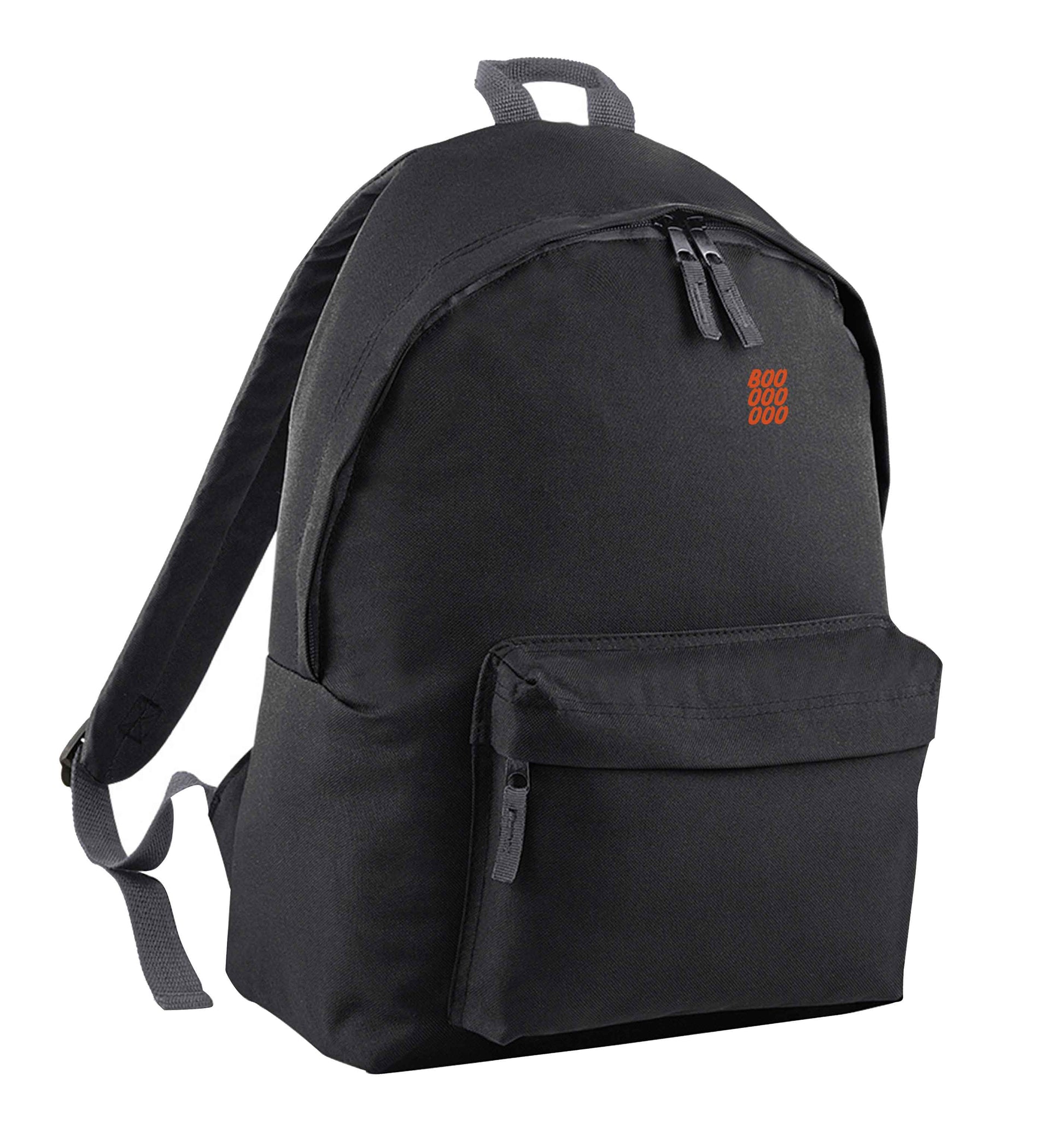 Boo pocket black children's backpack