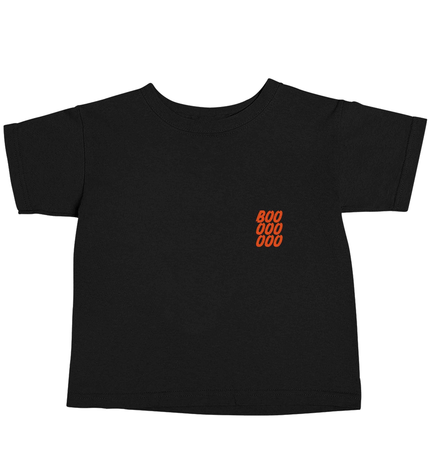 Boo pocket Black baby toddler Tshirt 2 years