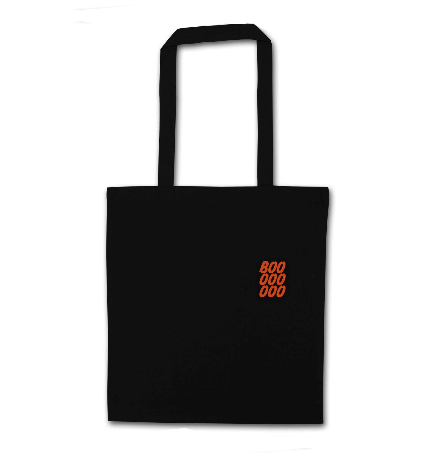 Boo pocket black tote bag