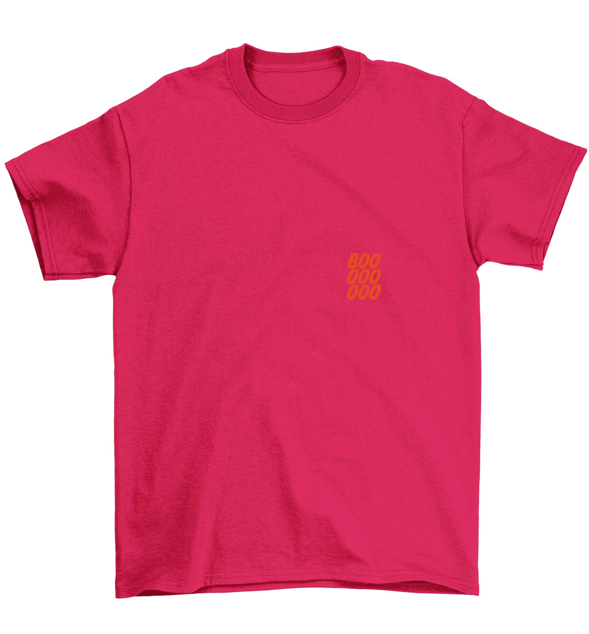 Boo pocket Children's pink Tshirt 12-13 Years