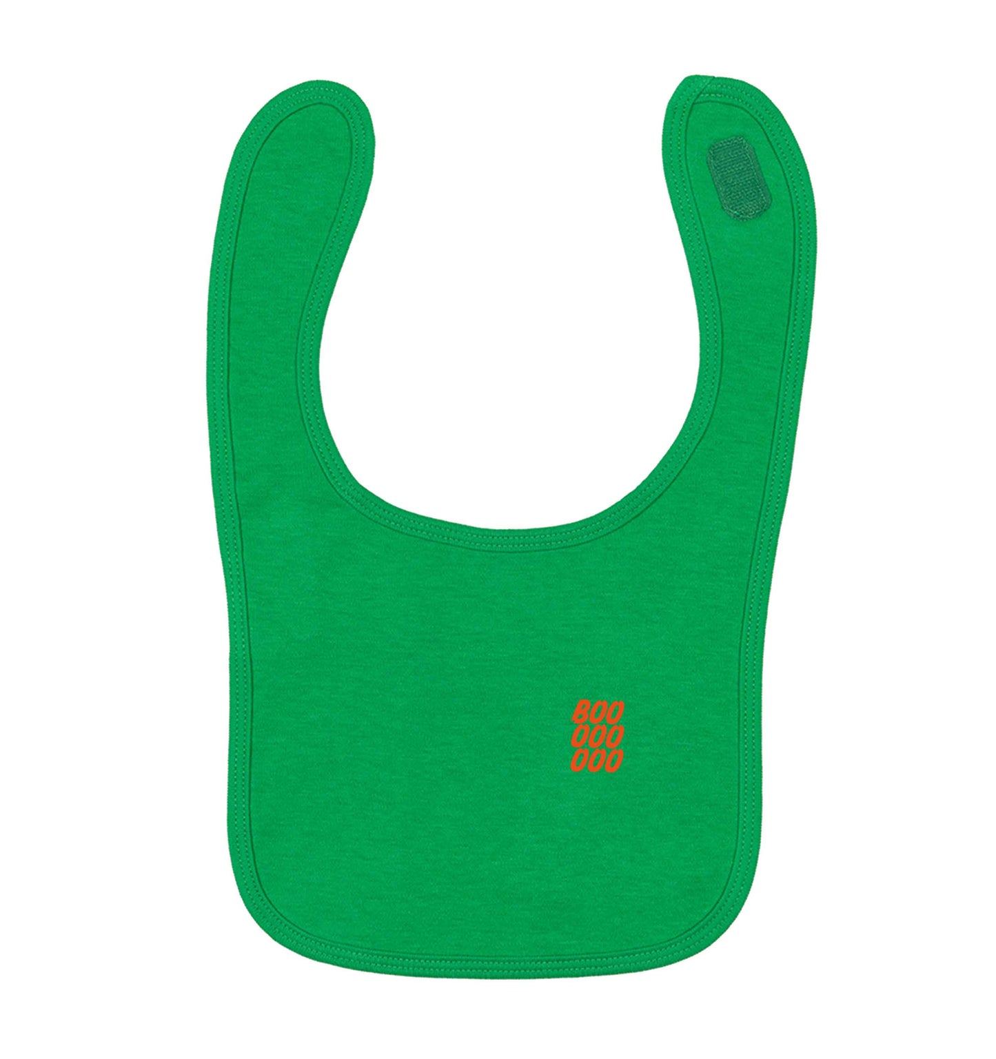 Boo pocket green baby bib