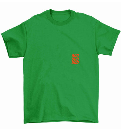Boo pocket Children's green Tshirt 12-13 Years