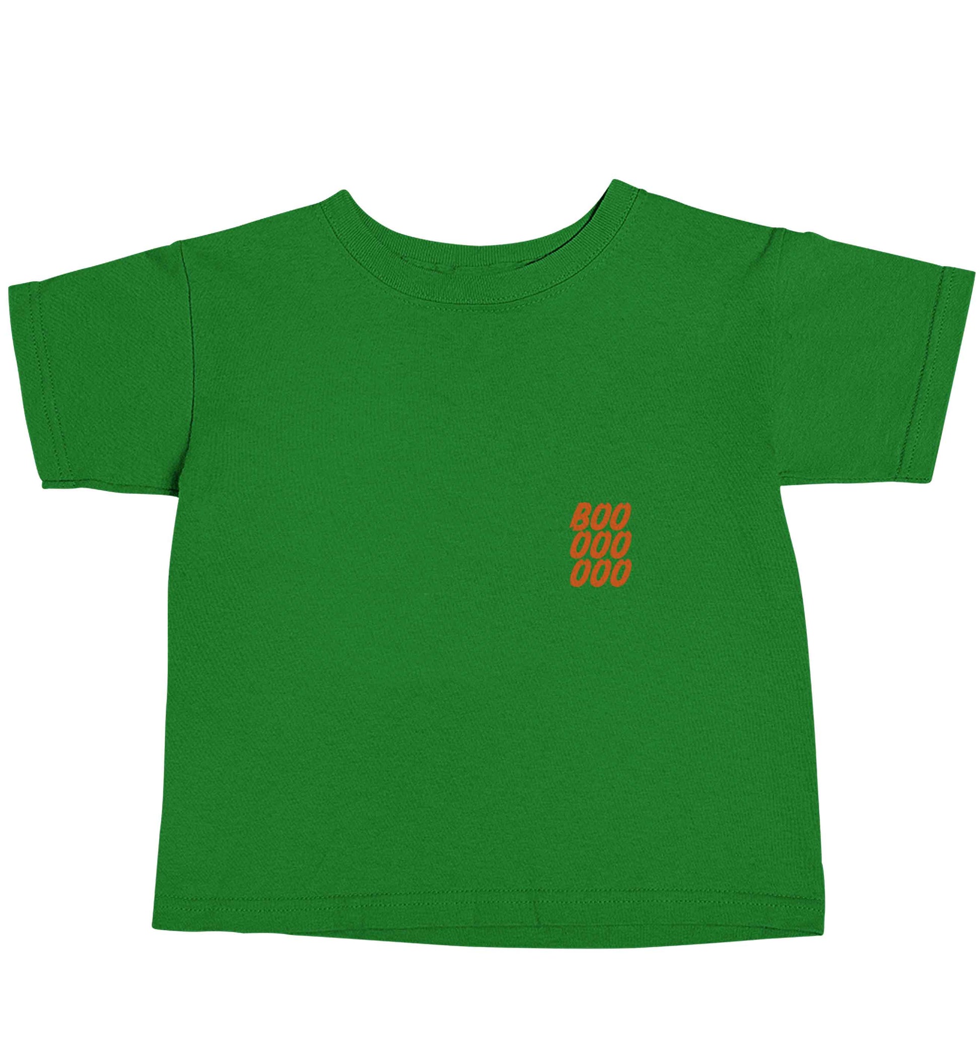 Boo pocket green baby toddler Tshirt 2 Years