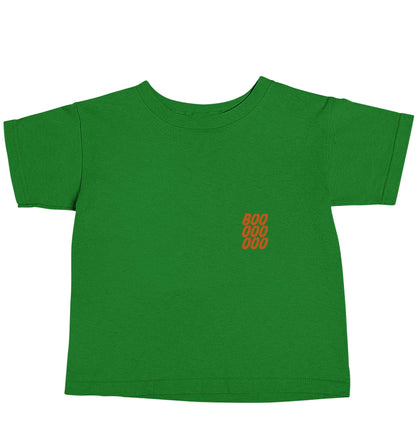 Boo pocket green baby toddler Tshirt 2 Years