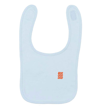 Boo pocket pale blue baby bib
