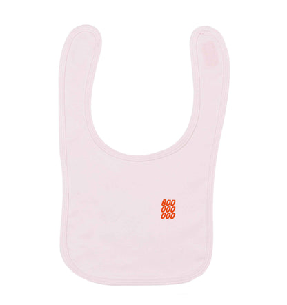 Boo pocket pale pink baby bib