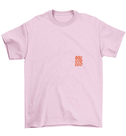 Boo pocket Children's light pink Tshirt 12-13 Years