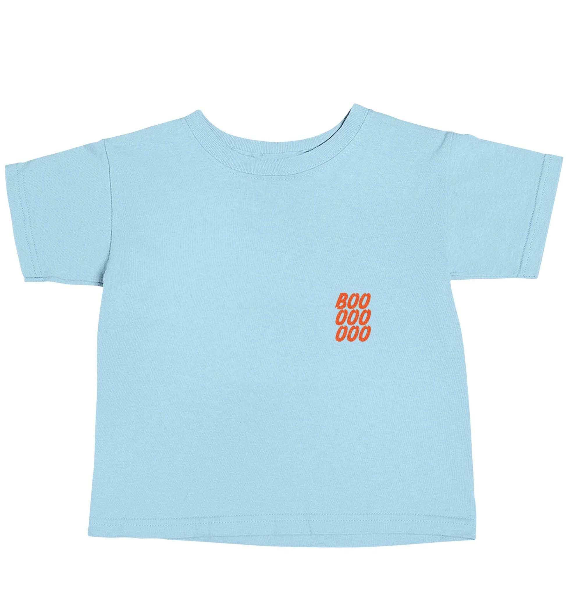 Boo pocket light blue baby toddler Tshirt 2 Years